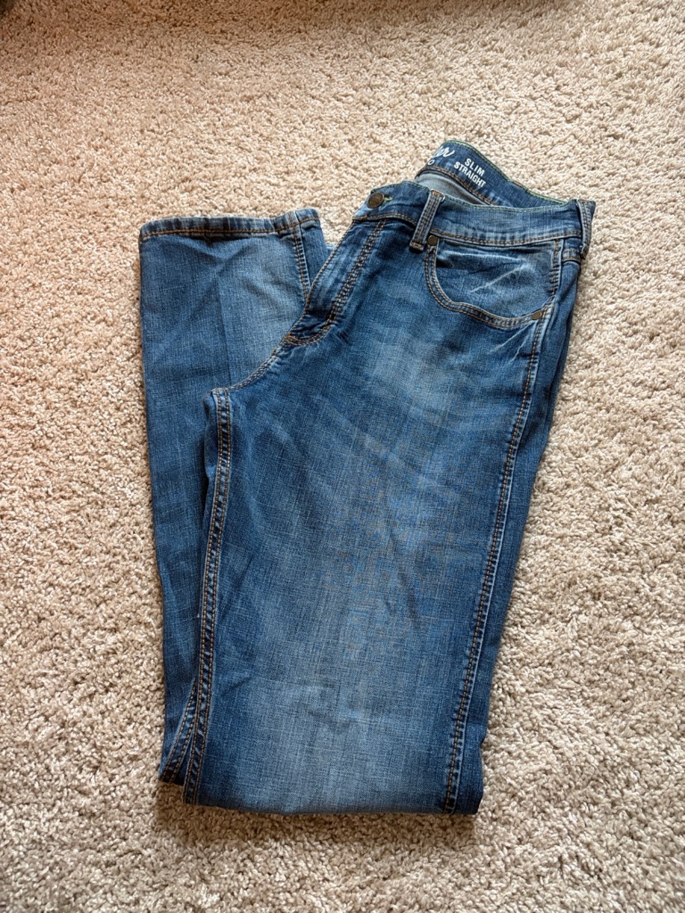 Wrangler Slim Straight Blue Jeans